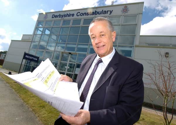 Police and Crime Commissioner for Derbyshire Alan Charles.