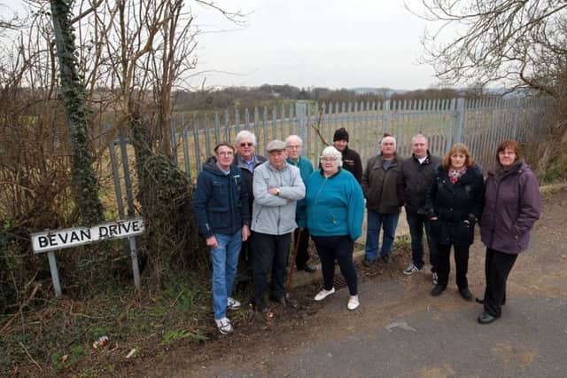 Residents are concerned about the plans to build homes on land off Bevan Drive in Inkersall.