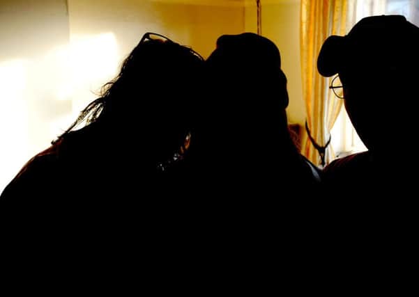 Silhouette of family upset by grooming sentence.