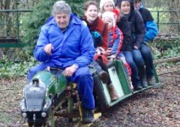 Miniature train rides at Hady Hill, Chesterfield.