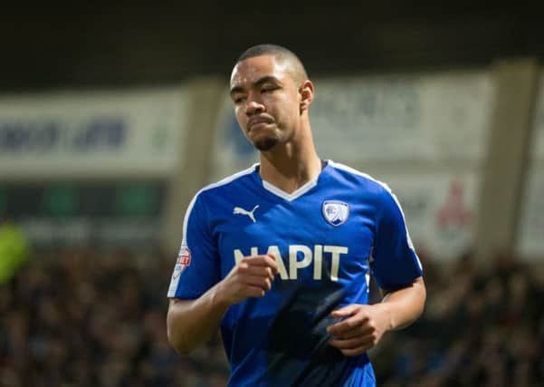 Chesterfield vs Millwall - Byron Harrison - Pic By James Williamson