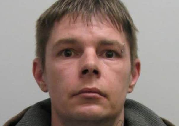 Pictured is Damien Godfrey, 37, of Victoria Square, Ashbourne, who has been jailed for 36 weeks for committing four thefts and for breaching a suspended prison sentence.