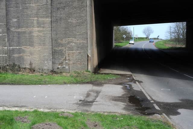Huthwaite Lane, Blackwell, scene of a fatal accident on Monday morning.