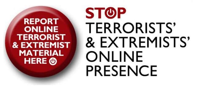 Stop terrorists; & extremists' online presence