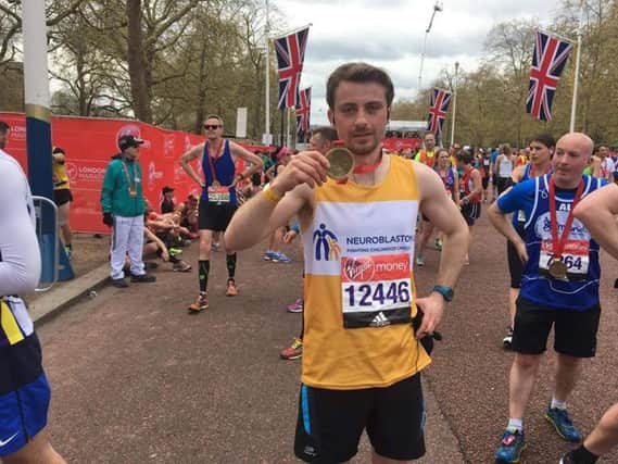 Jamie Orme was one of Derbyshire's runners in this year's London Marathon