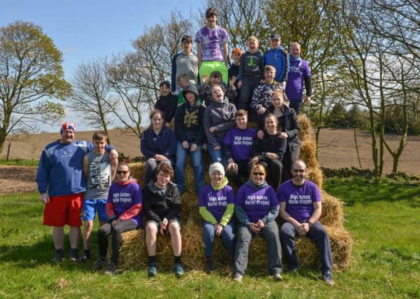 Charity Mud Run in aid of High Ashes Rural Project, 1st Highfield Scouts before the event
