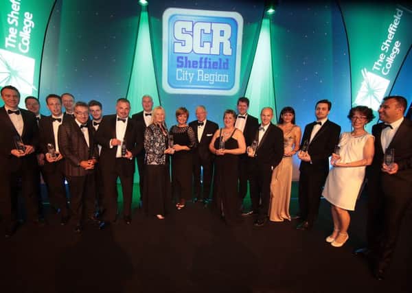 The winners on stage at last year's City Region Business Awards