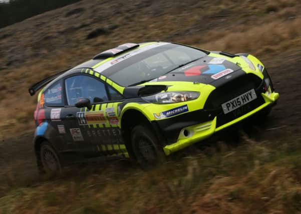 CONQUERING CARLISLE -- race ace Rhys Yates in action during the Carlisle Rally. (PHOTO BY: Jakob Ebrey Photography).