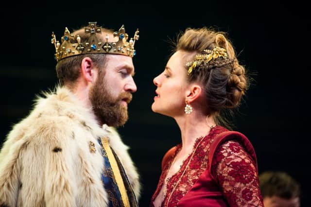 James Trilogy
 Matthew Pidgeon as James III and Malin Crepin as Margaret, Queen of Scots.  Credit Tommy Ga-Ken Wan