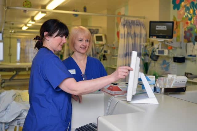 Chesterfield Royal Hospital feature, pictured are Sharon Richardson and Paula Pendleton