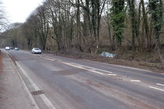 The scene of the collision on the A6 near Ambergate on March 18 last year.