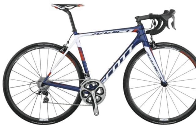 One of the bikes which was stolen from a property in Hayfield, Derbyshire. Police are appealing for information.