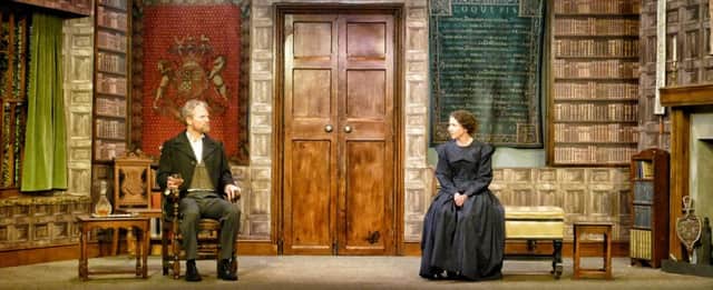 Hathersage Players' production of Jane Eyre, starring Louise Whiteley as Jane Eyre and Rob Hall as Rochester.