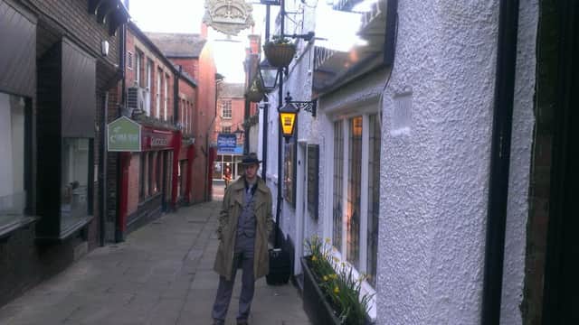 Rob Pilmore starts Chesterfield  murder trail  in The Shambles.