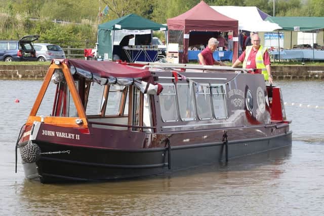 Staveley Basin festival, the newly unveiled tripboat John Varley II