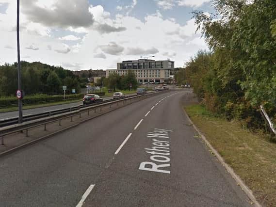 Rother Lane, Chesterfield was the scene of a suspected fatal crash on Saturday. (Image: Google.)