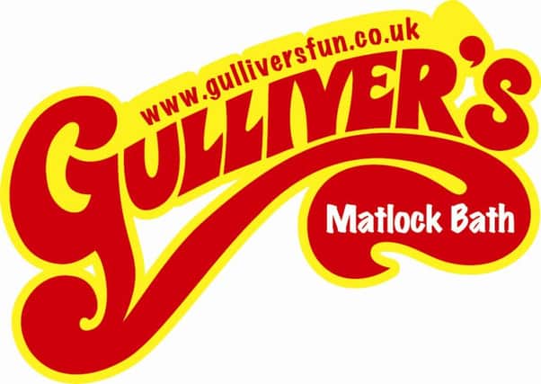 Gullivers Kingdom, Matlock Bath,  logo