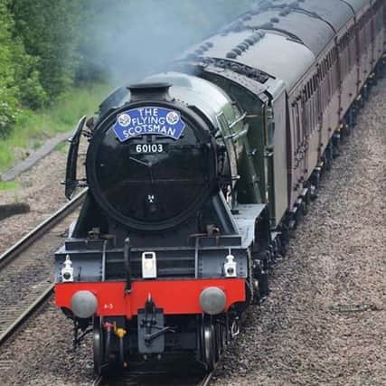 The Flying Scotsman heading into Chesterfield on June 4 2016. Photo sent in by Janice Dyson.