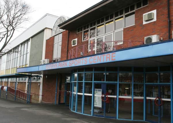 The old Queens Park Sport Centre in Chesterfield.