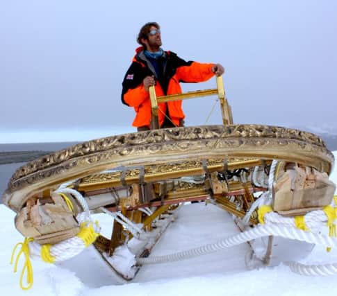 Antarctica Nansen sledge with Chris Dobrowalski.