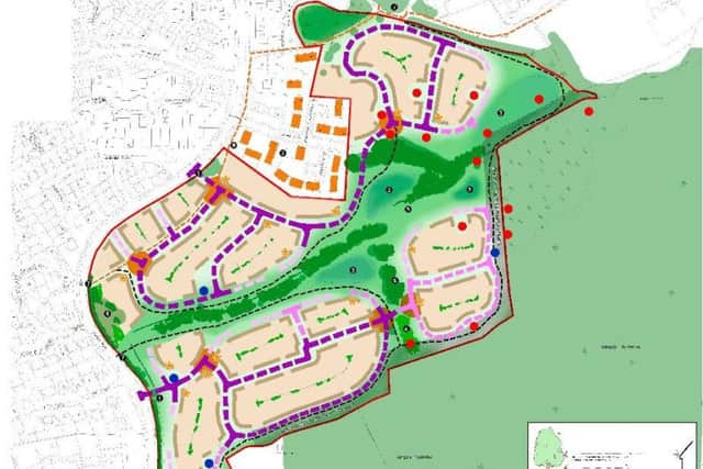 Chesterfield Borough Council has released this illustration of its housing masterplan.