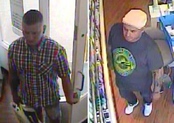 CCTV images. Do you recognise these men?