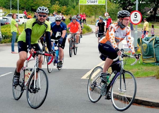 Pictured is the Flagg Challenge for Ashgate Hospicecare which has been relaunched as the Heroica Hospice Ride.