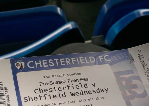 Chesterfield v Sheffield Wednesday, viewed from the South Stand
