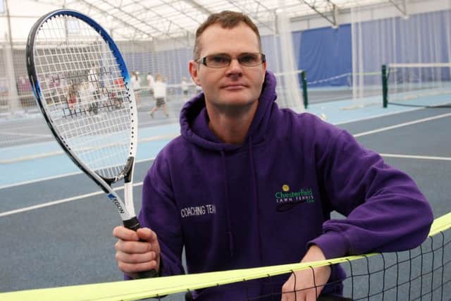 Paul Hatton Head coach of Chesterfield Lawn Tennis Club.