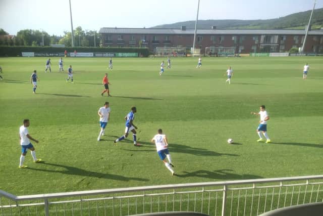 Mark Barton was the only Spireites fan in Hungary to see Chesterfield play Apollon Limassol
