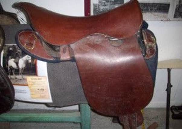 Tack equipment stolen from The Red House stables in Derbyshire.