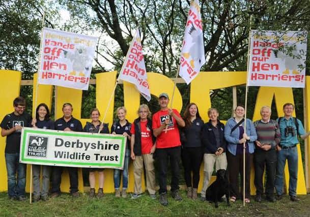Derbyshire Wildlife Trust at Hen Harrier Day 2016. Picture: Nick Moyes.