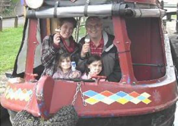 Ice Cream cruises on chesterfield canal