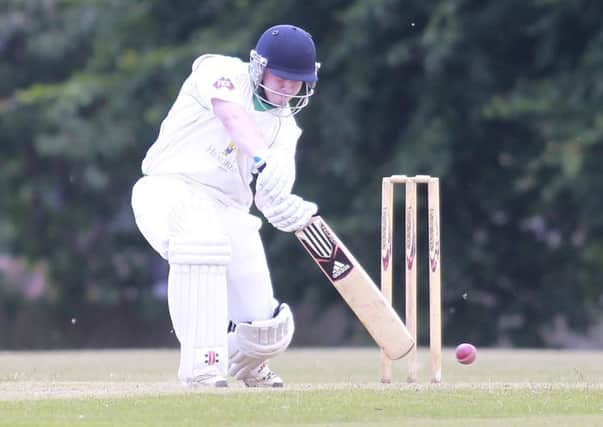 BIG MAC -- man-of-the-match Callum McKenzie, who took three wickets and scored an unbeaten 40 in a victory that edged Farnsfield closer to the Bassetlaw League, Championship title (PHOTO BY: Richard Parkes Photography)