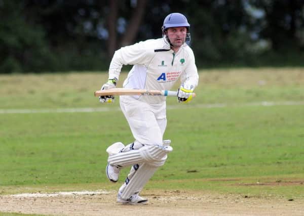 Cutthorpe batsman Matthew Cluer in action during their match against Clifton on Saturday.
