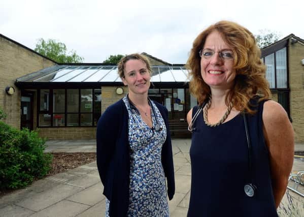 Dr Abigail Waterfall and Dr Louise Jordan of Baslow Health Centre.