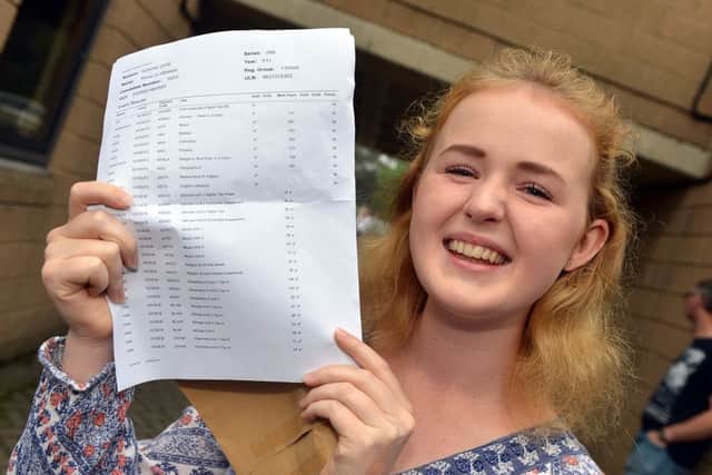 Matlock Highfields school GCSE results. Rosie Glossop 9 A stars and 1 A.