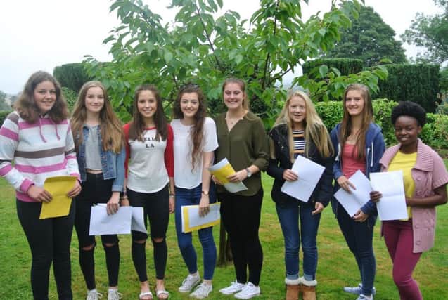 Ockbrook School GCSE results, students Jessica Langton, Lauren Nutty, Francesca Muir-Harris, Rebecca Elvidge, Hannah Moore, Hattie Walker-Smith, Thea Hannigan and Nyasha Mteta.