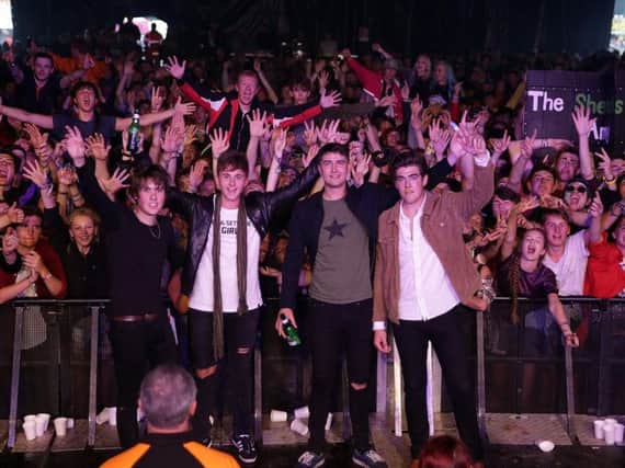 The Sherlocks played to over 6,000 people then camped out with fans in muddy fields at Leeds Festival.