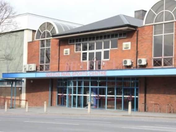 The former Queen's Park Sports Centre in Chesterfield.