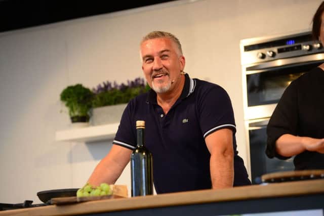 2 Sept 2016..... Paul Holywood cookery demo at Chatsworth Country Fair. Picture Scott Merrylees