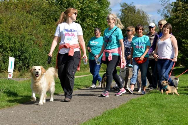 RSPCA Big Walkies event at Holmebrook Valley Park, Chesterfield