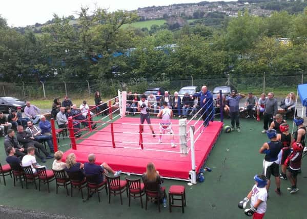 Outdoor ring at Dronfield S18 gym