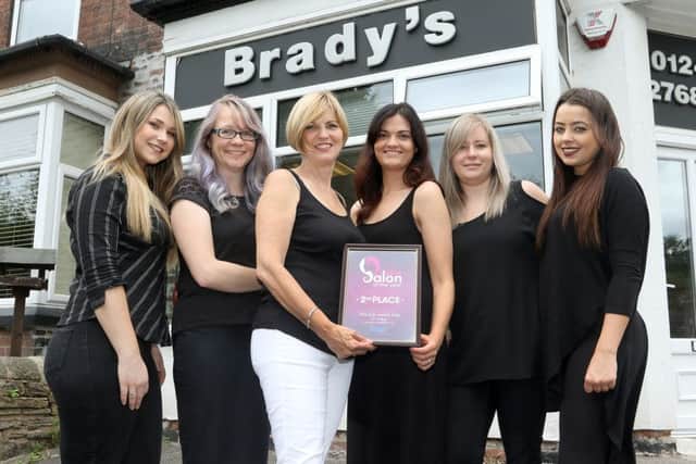 Runners up Brady's. Pictured are Paige, Manda, Jan, Lindsay, Claire and Georgie