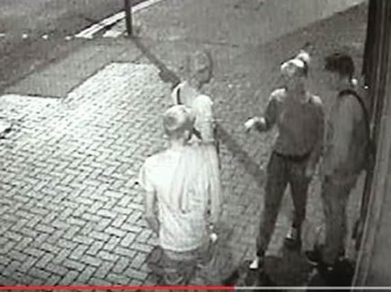 Part of the CCTV footage issued by Derbyshire police.