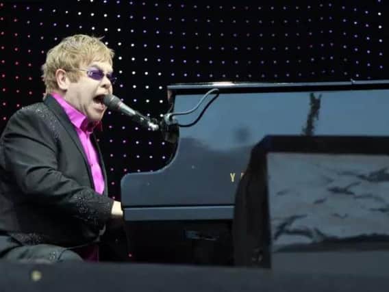 Sir Elton John played at what was then the b2net stadium in Chesterfield in 2012.