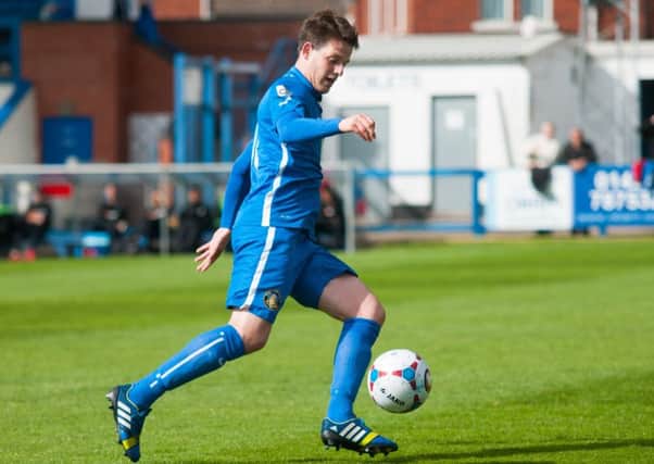 Marc Newsham, previously of Gainsborough Trinity, now scoring for Matlock Town
