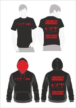 The design for the new Fighting Fit Endurance club T-shirt.