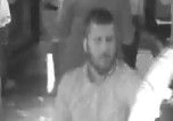 CCTV images released following an assault in a Chesterfield bar.
