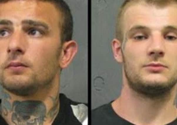 Robert Clarke and Jermaine Sinfield were jailed for a total of six years.